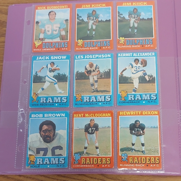 Vintage Football Trading Card Set - Picture 1 of 10